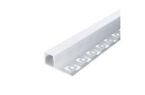 Profilé Aluminium Encastrable 2m Plafond pour Ruban LED
