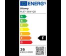 Plafonnier LED Carré à Température Variable 36W 220V