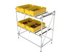 Stockage dynamique et préparation de commandes | Étagère à rails FIFO 2 niveaux N° 33A-1
