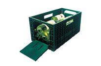 WEINBOX - CAISSE A VIN PLIABLE - VERT / POUR 12 BTLS 0.75 L