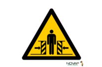 Panneau Danger écrasement - Novap