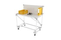 20274-01 Station de travail mobile avec panneau d&amp;#039;information