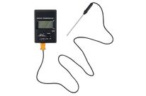 Manutan Expert - Thermomètre digital à sonde - Précision 0.5% - Plage -100°C à 200°C - Garantie 3 ans