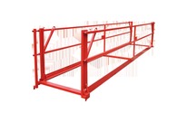 Garde corps de dalle alvéolaire peint