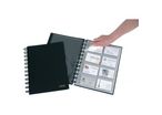 Porte cartes de visite ADOC 21 x 29,5 Noir 192 Cartes