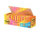 Notes Post-it  assortis 76 x 76 Lot de 24