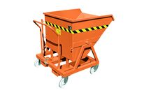 Bennes basculantes acier 400 ,  1 000 et 1 600 litres