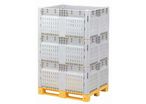 Caisses palettes modulables : KitBin ajouré Hauteur Triple