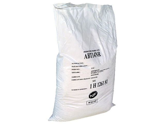 Résine thermoplastique à chaud blanche