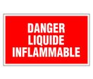 Panneau Danger liquide inflammable - Rigide 330x200mm - 4160207