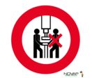 Panneau Une seule personne par machine - Novap