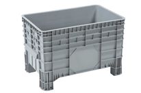 Caisse palette plastique 600x1000 mm 4 pieds | CPP610/285/4P