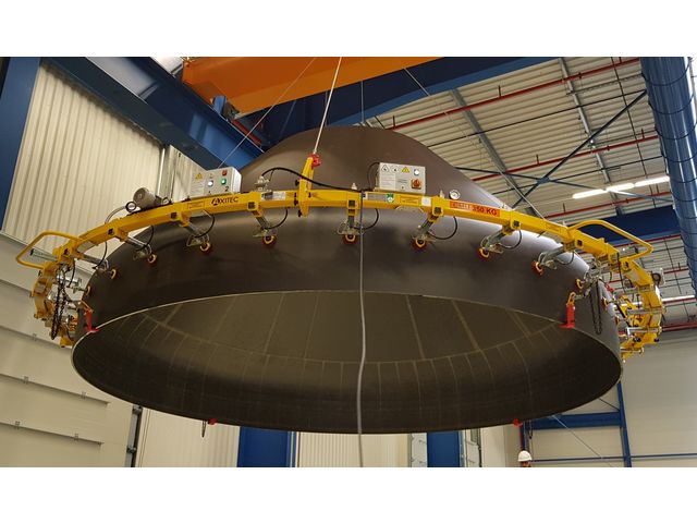 Palonnier à ventouses pour modules coniques | AXITEC