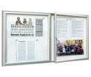 Vitrine d'affichage alu de 8A4 et 18A4