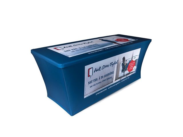 Table pliante de stand personnalisable