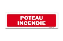 Panneau Poteau incendie