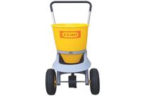 Cemo - Épandeur Composite SW20 C Jaune - 20L, 30kg Charge Max, 4m Épandage, 9kg Poids, Inox/Polyéthylène