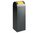 Poubelle De Tri Selectif 85 L Gris Anthracite Trappe Jaune