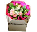  Boîte cadeau pour bouquets de fleurs en carton ondulé
