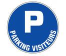 Panneau Parking visiteurs - Rigide Ø450mm - 4080123