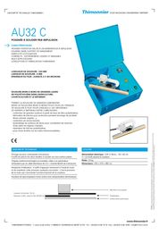 Catalogue POIGNEE A SOUDER POUR BACHES AGRICOLES ET AUTRES