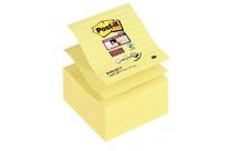 Bloc de 90 feuilles Z-Notes Super Sticky jaune lignées. 101 x 101 mm.