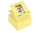 Bloc de 90 feuilles Z-Notes Super Sticky jaune lignées. 101 x 101 mm.