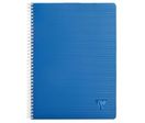 Cahier spirale Clairefontaine Linicolor Intensive - A4 petits carreaux  180 pages 90g