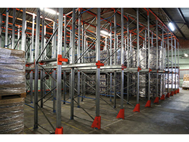 Rayonnage à palette par accumulation