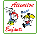 Panneau de signalisation sécurité enfants (modèle 1)