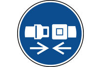 Panneau attacher la ceinture de sécurité