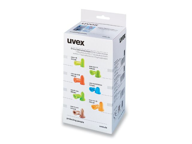 Bouchon antibruit Uvex hi-com, boîte recharge 300 paires