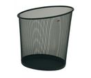 Corbeille à papier en métal Mesch Alba Noir 20 L