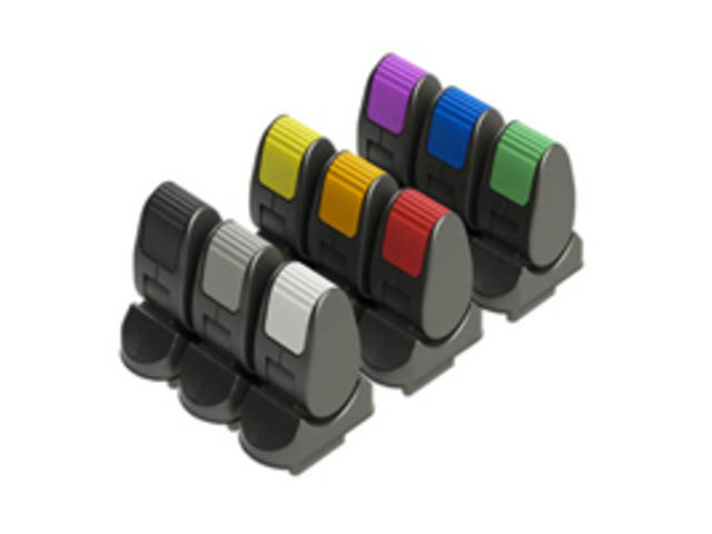 Joystick industriel miniature mono-axe, technologie effet Hall JC1200