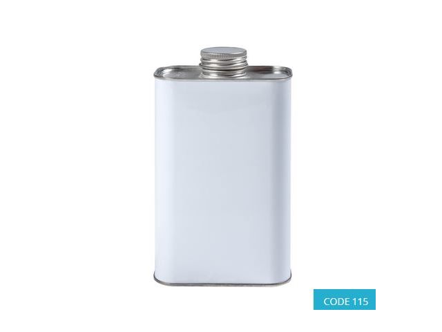 Jerrican en fer-blanc laqué - produits dangereux CODE 115 disponible en plusieurs formats