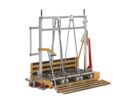 Portique avec rampe d'accès