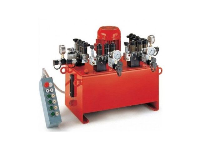 Centrale  hydraulique - 1,5kw - 4 x 700 bars - 4x 0,3 I