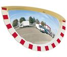 Miroir industrie demi-rond panoramique