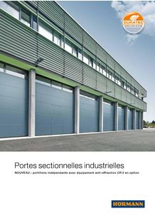 Portes sectionnelles industrielles hormann meats