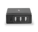 Chargeur Smart 4 Ports USB Type C &amp; A avec Power Delivery, 72W