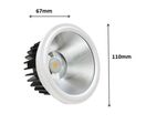 Kit Support Triple AR111 Encastrable Orientable avec 3 Ampoules LED 20W - Blanc Chaud 2300K -