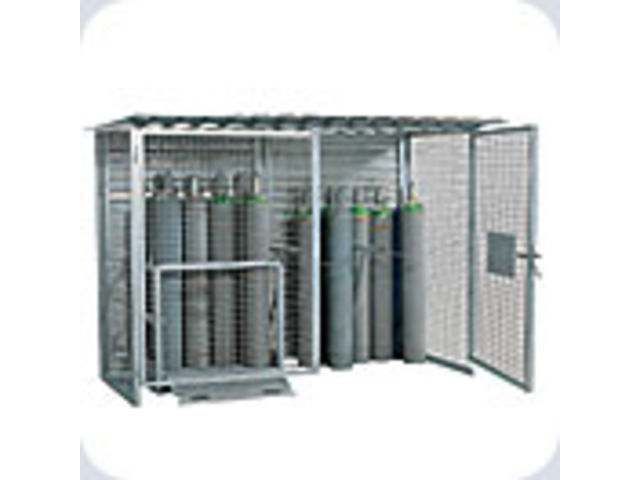 Box pour bouteilles de gaz deux portes