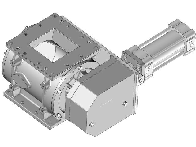 Vanne à obturateur rotatif