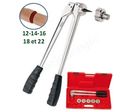 Coffret de pince à emboîture cuivre avec embouts de Diam 12-14-16-18-22 mm