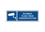 Panneau d'information horizontal vidéoprotection