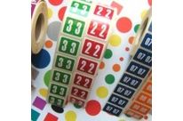 Etiquettes numérotées pour le suivi des dossiers