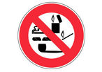 Panneau Interdiction formelle de fumer - Rigide Ø300mm - 4062488