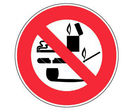 Panneau Interdiction formelle de fumer - Rigide Ø300mm - 4062488
