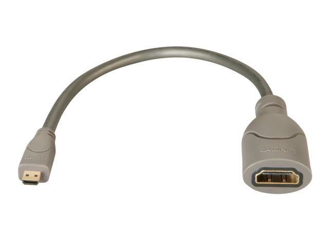 Câble adaptateur HDMI F vers micro HDMI M, 0,15m