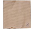 Serviette papier recyclé marron 1 pli 30x30cm x 6000 Firplast